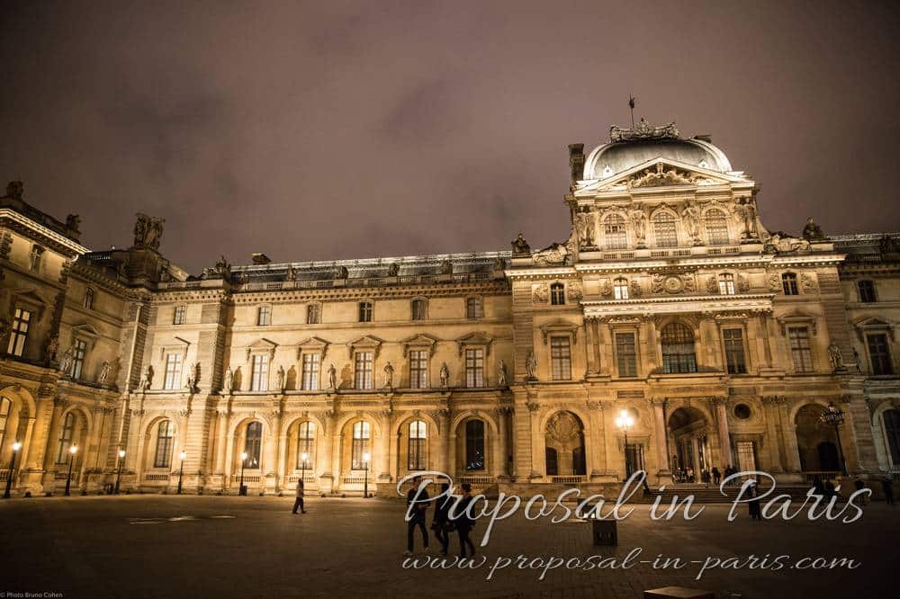 Le Louvre Museum by night