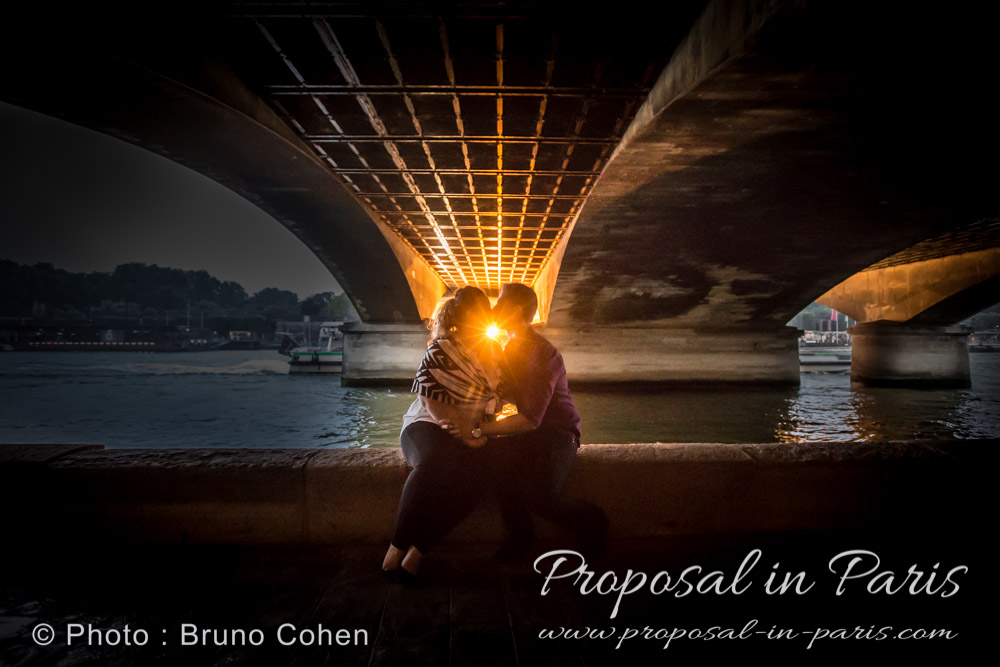 Proposal and engagement photography in Paris