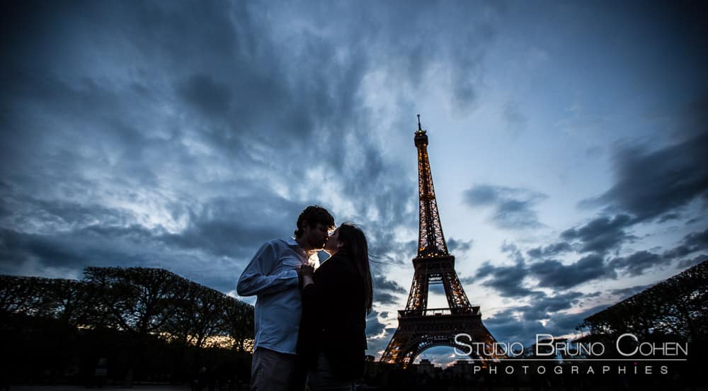 James & Savannah at Sunset … when will the Eiffel Tower sparkles?