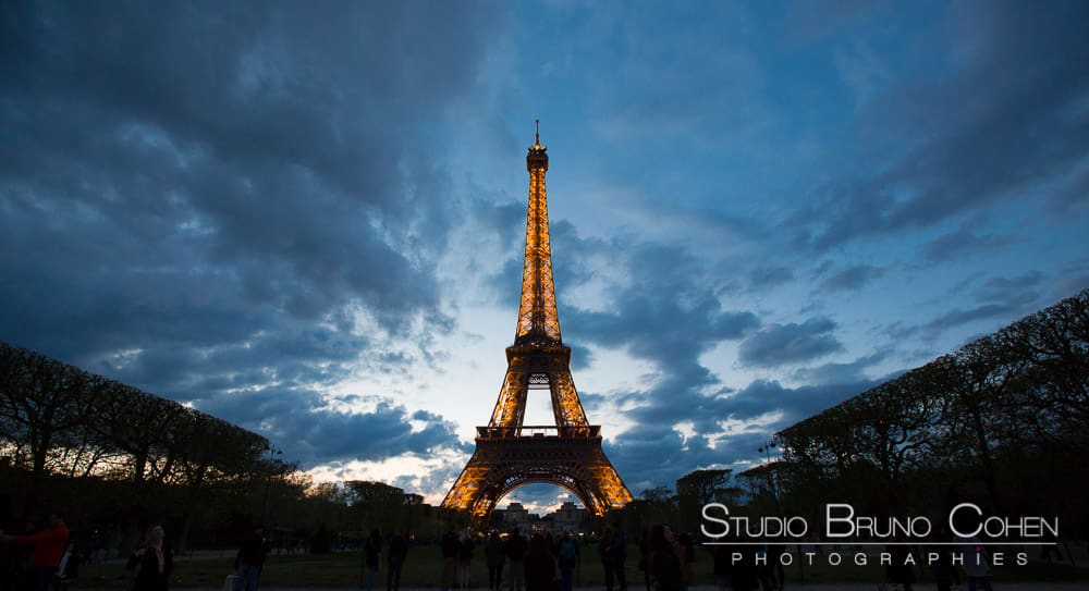 Eiffel Tower at Sunset