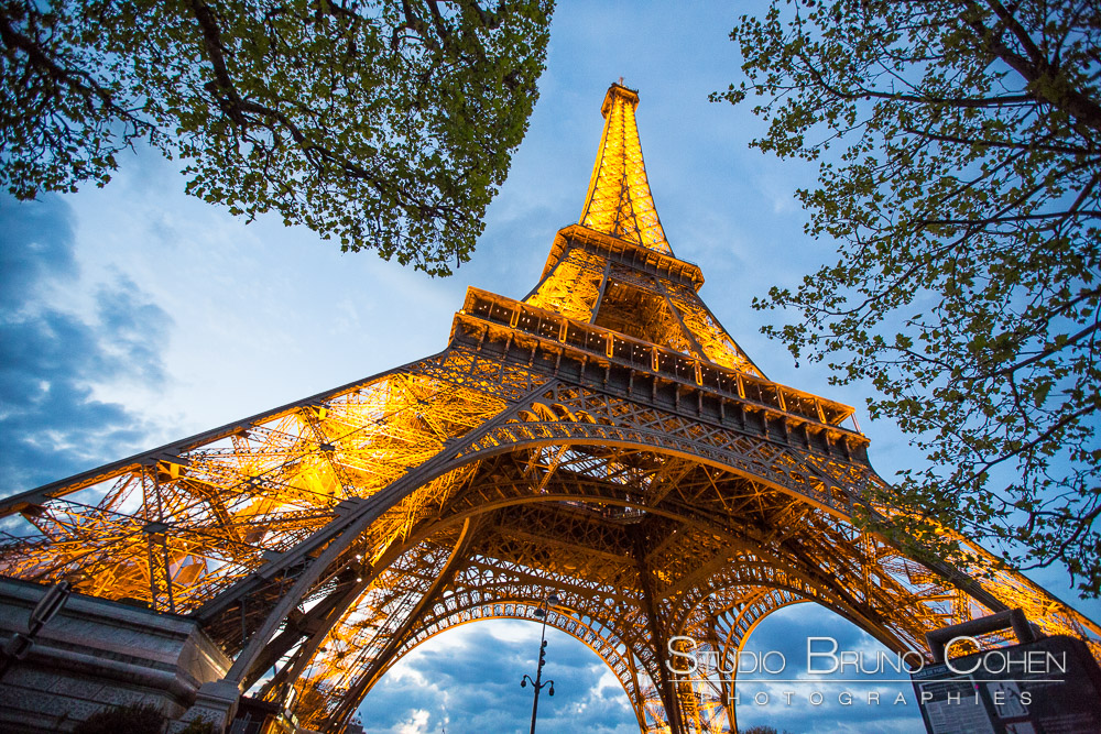 Eiffel Tower at Sunset