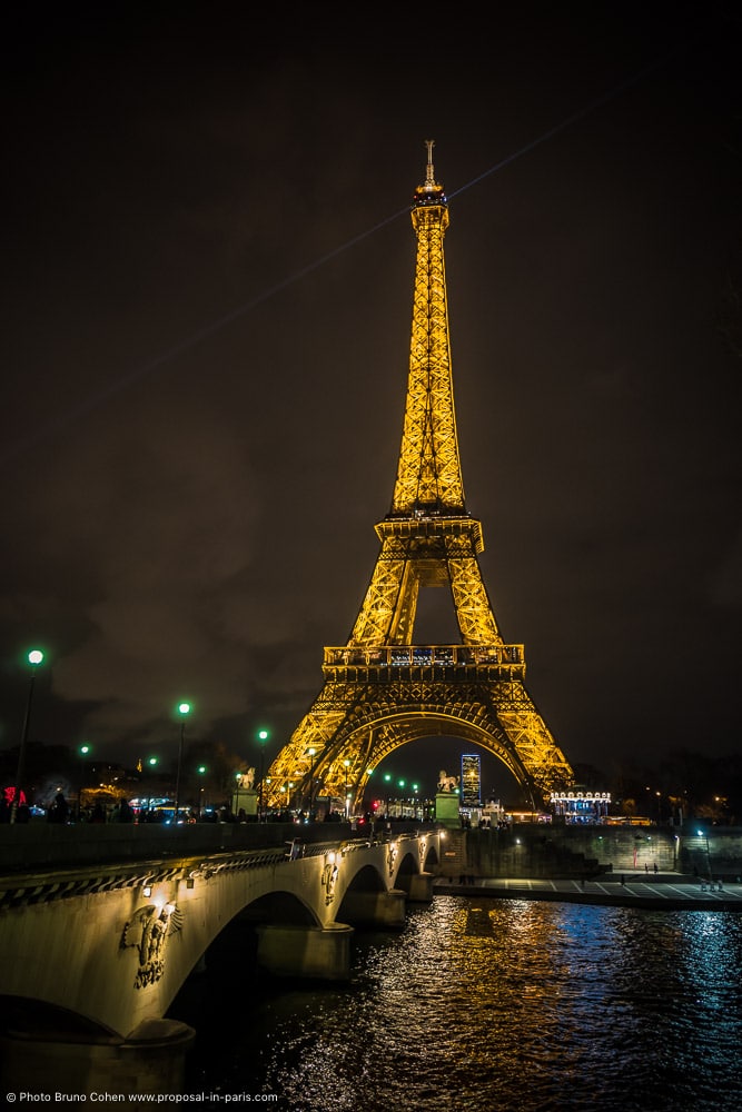 Eiffel Tower by night