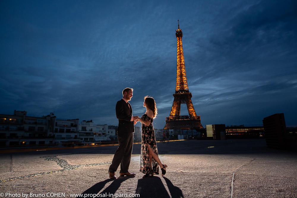 Paris marriage proposal