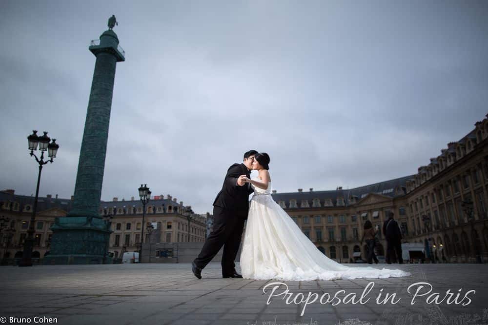 Paris marriage proposal montmartre