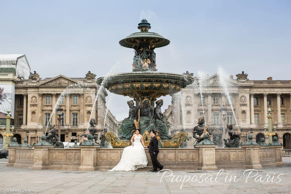 Paris marriage proposal montmartre