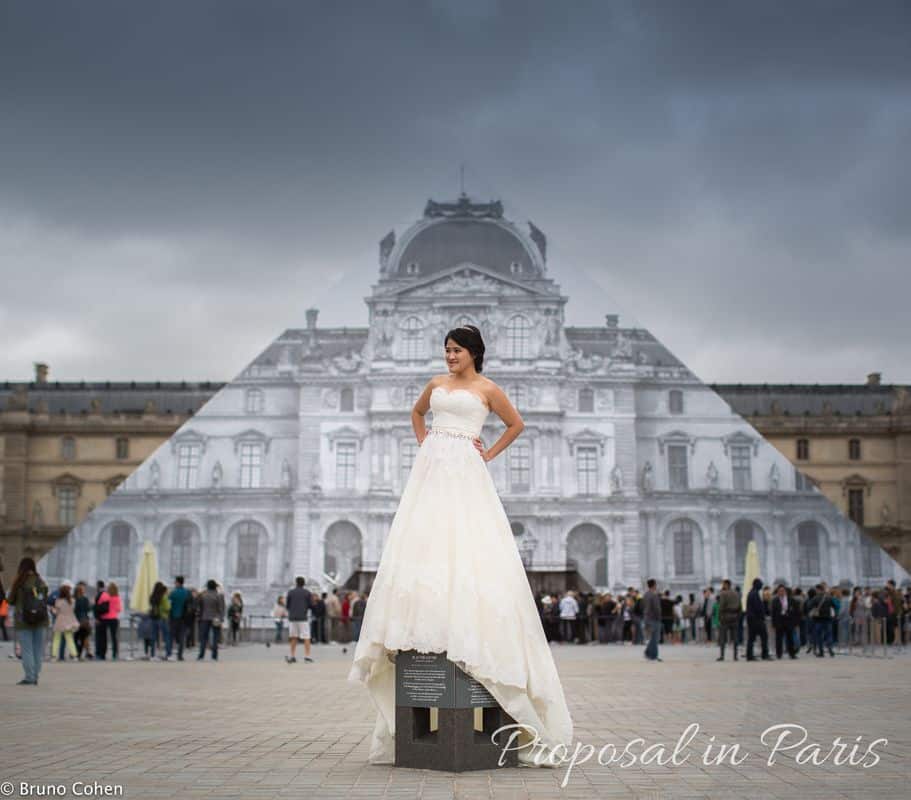 Paris marriage proposal montmartre