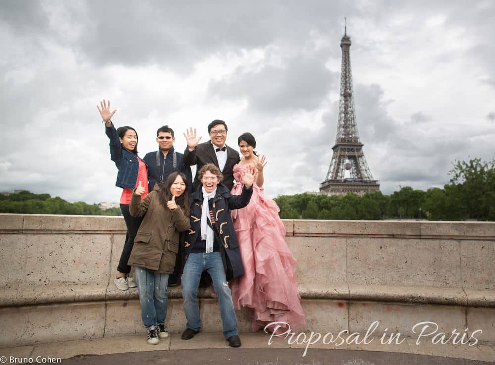 Paris marriage proposal montmartre