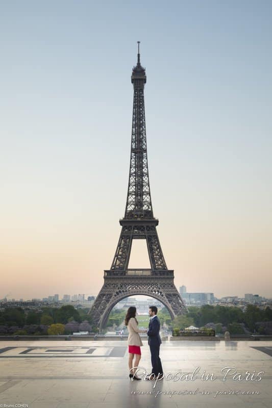 Paris marriage proposal montmartre