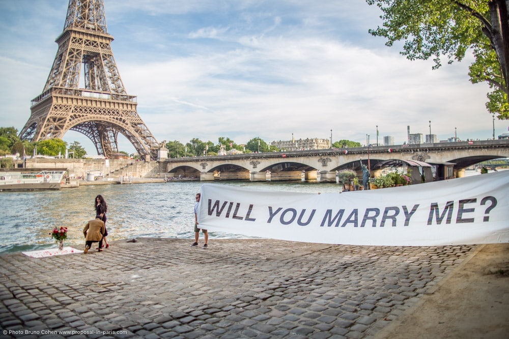 Paris marriage proposal